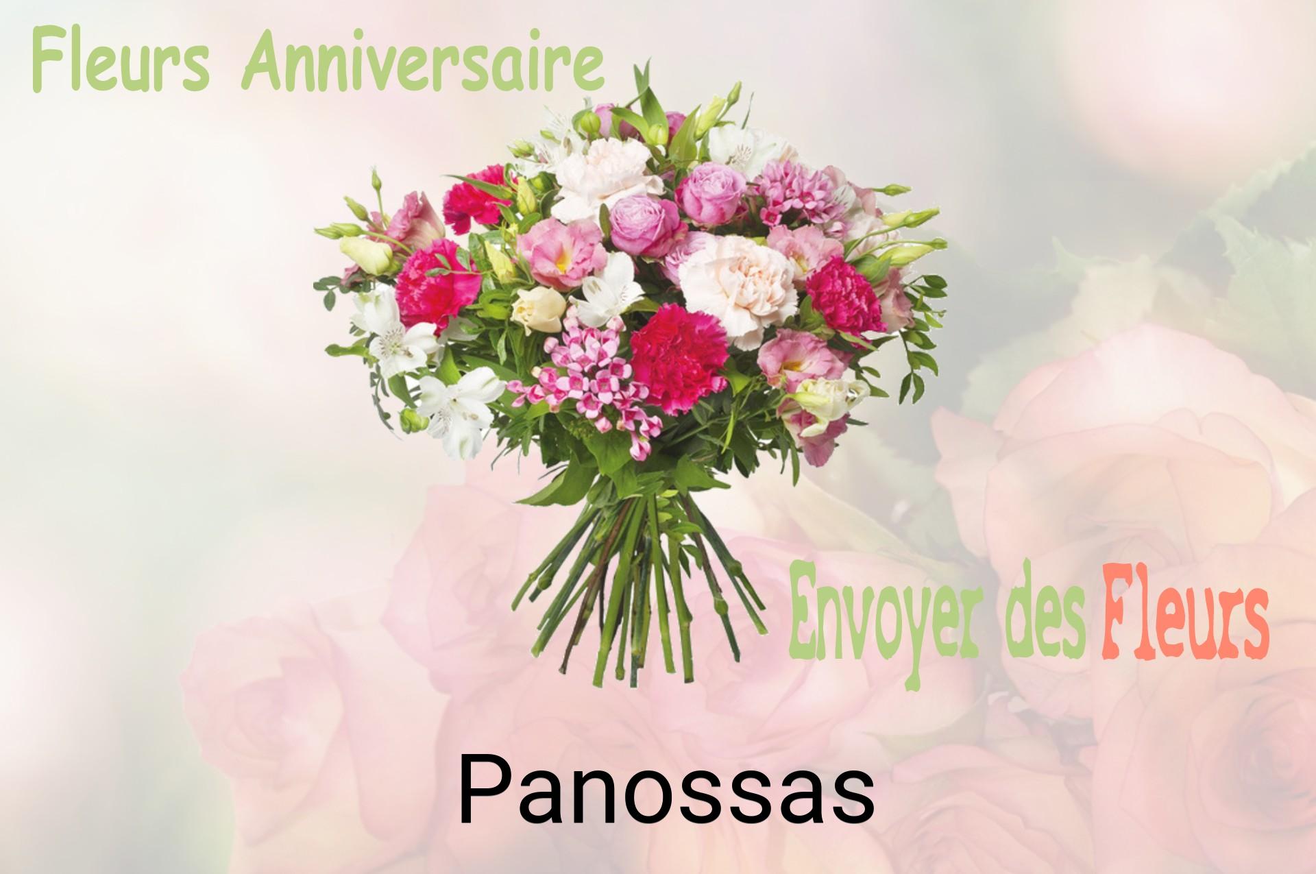 Bouquet de fleurs d’anniversaire livré à Panossas