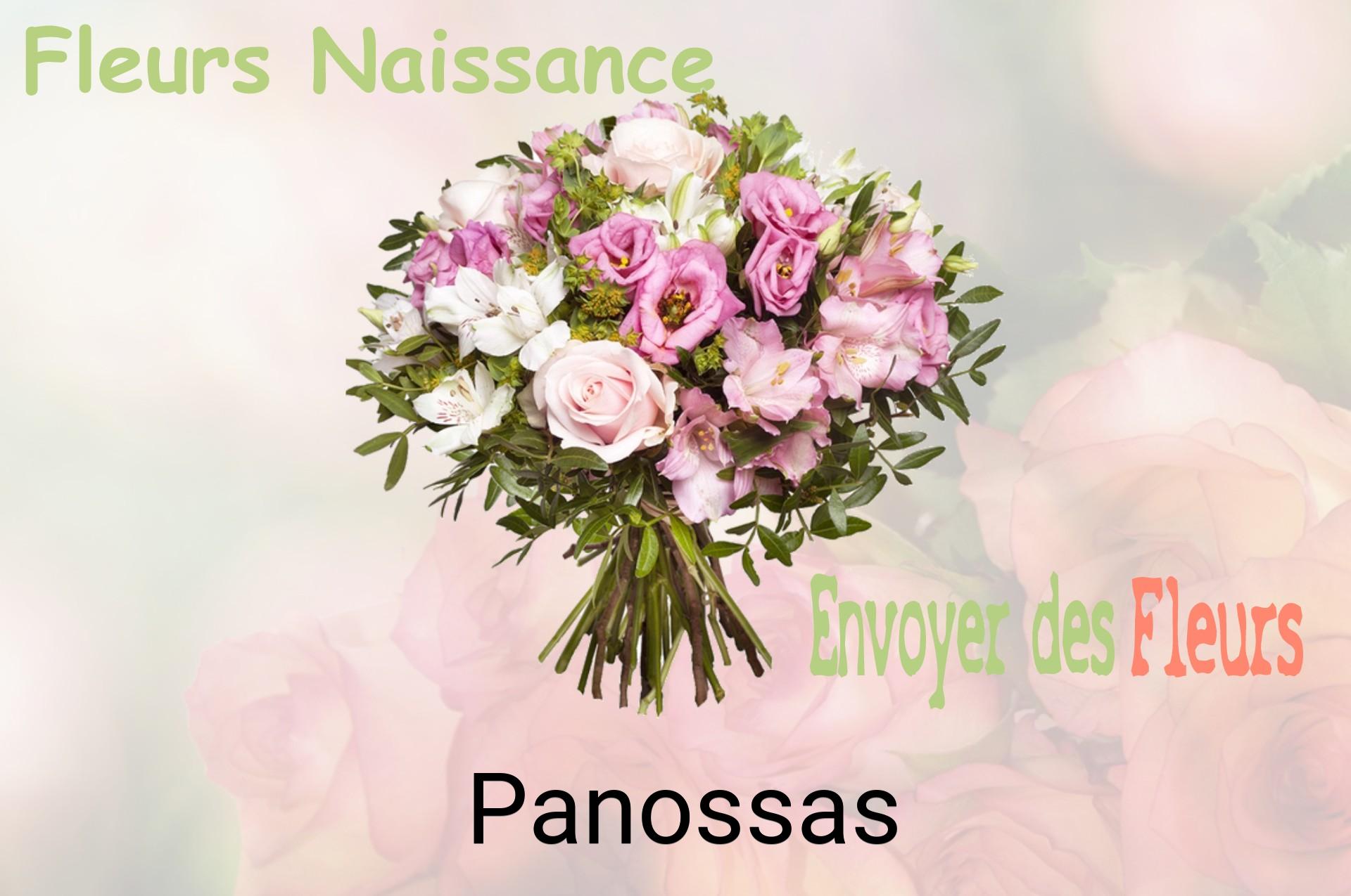 Bouquet de fleurs de naissance livré à Panossas