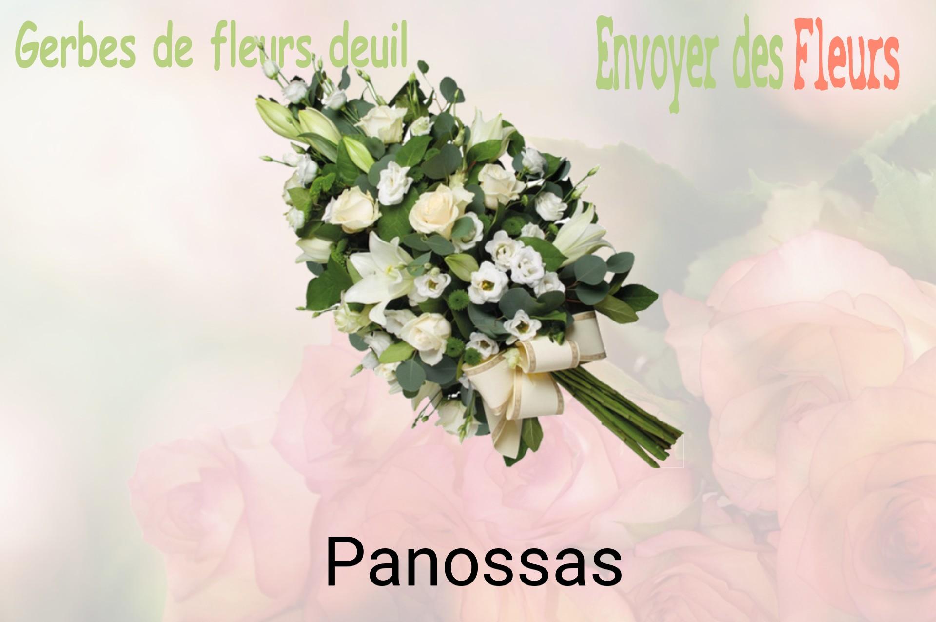 Gerbe de fleurs de deuil livrée à Panossas